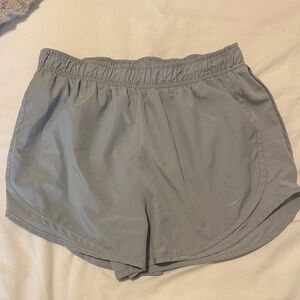 Nike Women's Athletic Shorts in Light Gray